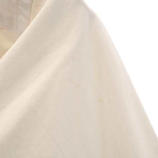 Scye サイ 日本製 ウールブレンド ニット切り替え 長袖 ニット切替 シャツ 36 ベージュ系 レディース