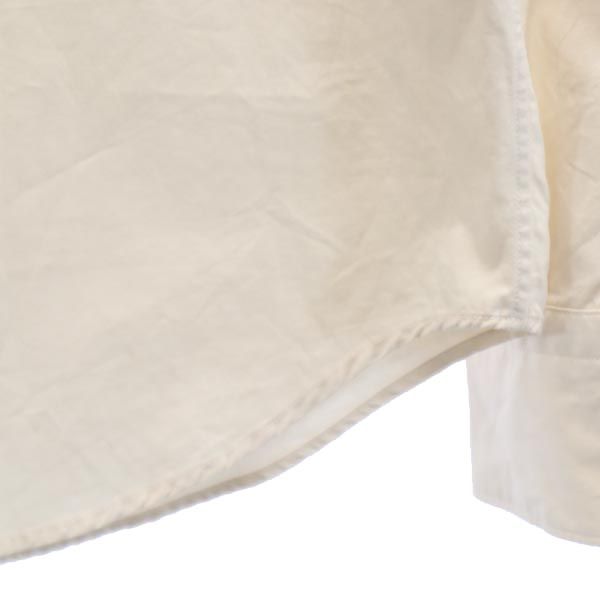 Scye サイ 日本製 ウールブレンド ニット切り替え 長袖 ニット切替 シャツ 36 ベージュ系 レディース