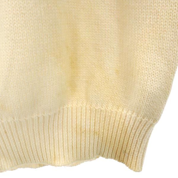 Y's ワイズ 日本製 長袖 セーター オフホワイト ニット メンズ