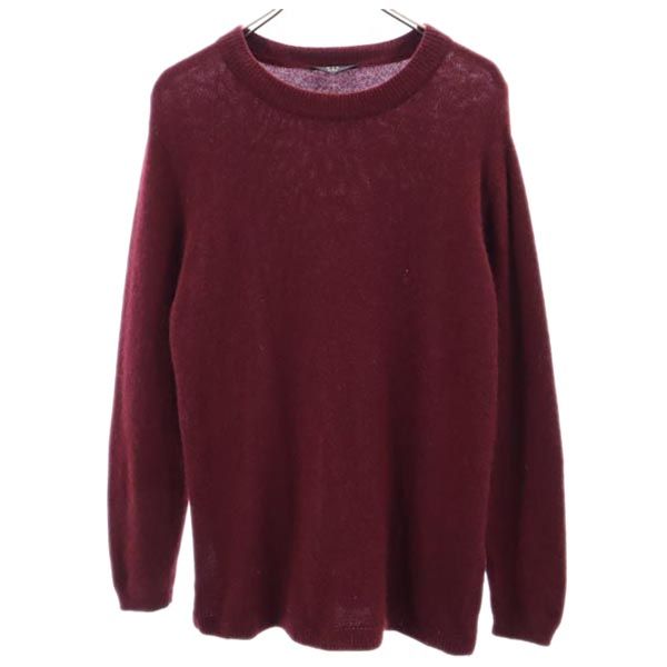 wjk ダブルジェイケイ ウールブレンド 長袖 セーター 1 えんじ ニット メンズ