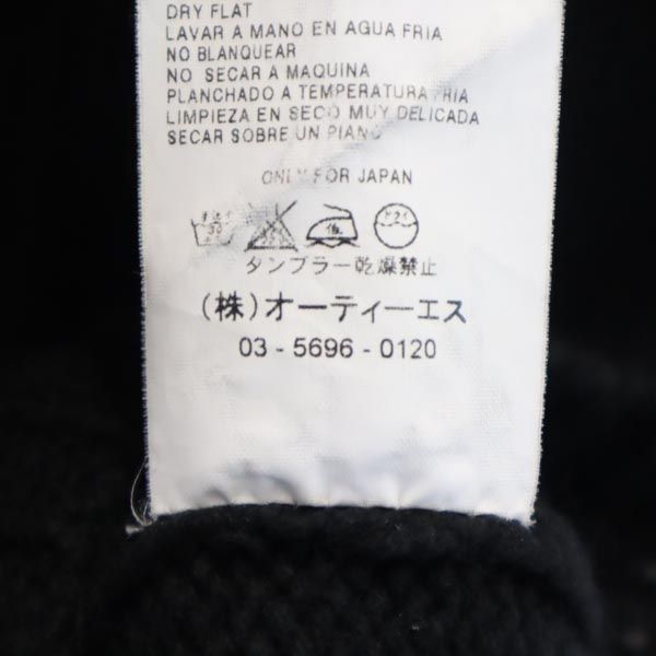 S Max Mara エスマックスマーラ カシミヤブレンド 半袖 ニットカーディガン 黒 レディース