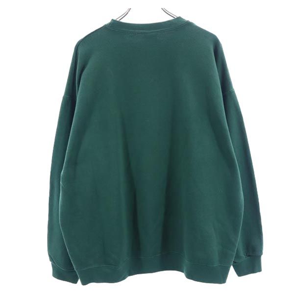 TEAM APPAREL 長袖 スウェット トレーナー XL 緑系 裏起毛 メンズ
