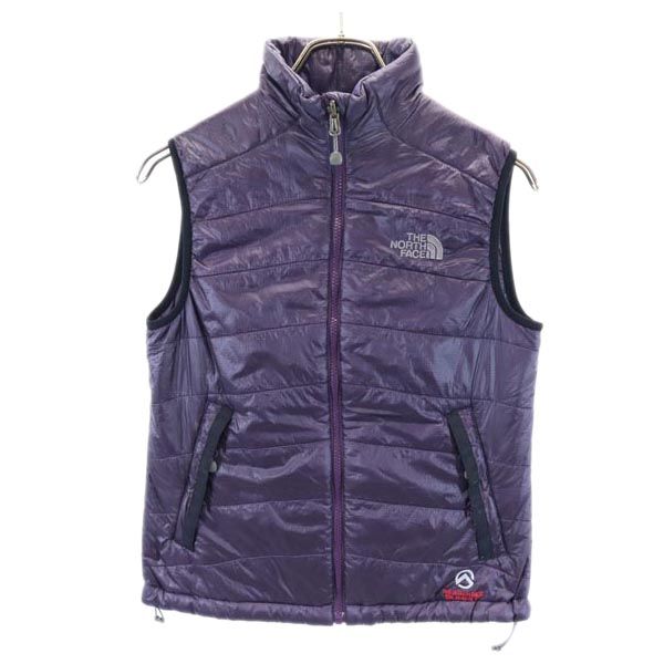 THE NORTH FACE ノースフェイス NYW17801 ロゴ刺繍 中綿ベスト S パープル系 アウトドア レディース
