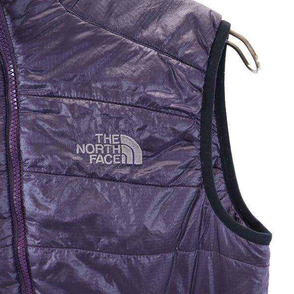 THE NORTH FACE ノースフェイス NYW17801 ロゴ刺繍 中綿ベスト S パープル系 アウトドア レディース