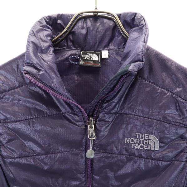 THE NORTH FACE ノースフェイス NYW17801 ロゴ刺繍 中綿ベスト S パープル系 アウトドア レディース