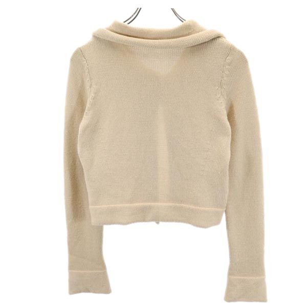 FOXEY フォクシー 日本製 ウール 長袖 ボレロ ニット 40 ベージュ系 レディース