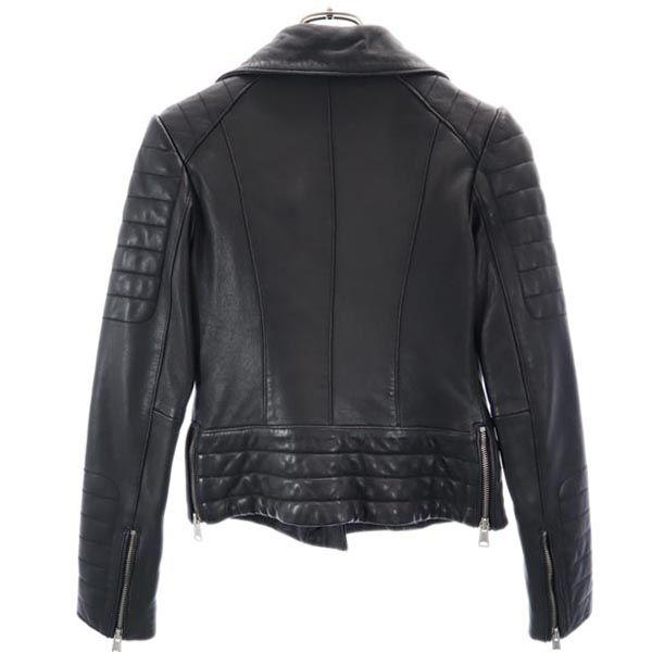 ALLSAINTS オールセインツ 羊革 レザージャケット UK2 黒 本皮 レディース