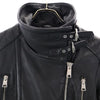 オールセインツ 羊革 レザージャケット UK2 黒 ALLSAINTS 本皮 レディース