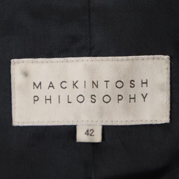 マッキントッシュフィロソフィー ウール ステンカラーコート 42 ブラウン系 MACKINTOSH PHILOSOPHY メンズ