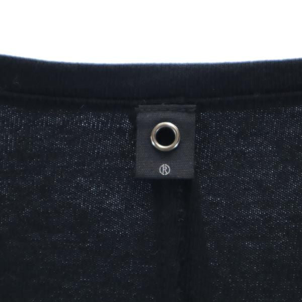 wjk ダブルジェイケイ 日本製 長袖 Tシャツ S 黒系 ロンT メンズ