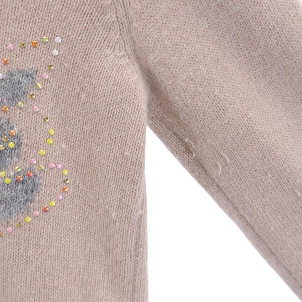 シーバイクロエ イタリア製 ロゴ 長袖 ニット 38 ピンク系 SEE BY CHLOE セーター レディース