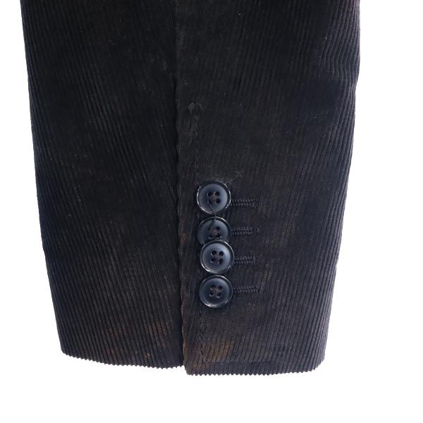 DOLCE&GABBANA ドルチェアンドガッバーナ イタリア製 コーデュロイ テーラードジャケット 黒 メンズ