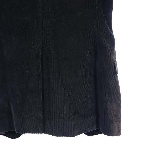 DOLCE&GABBANA ドルチェアンドガッバーナ イタリア製 コーデュロイ テーラードジャケット 黒 メンズ