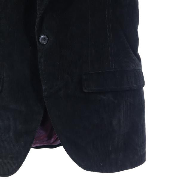 DOLCE&GABBANA ドルチェアンドガッバーナ イタリア製 コーデュロイ テーラードジャケット 黒 メンズ