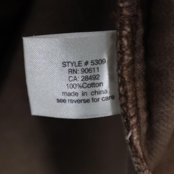 freshjive フレッシュジャイブ 長袖 コーデュロイシャツ M 茶 メンズ