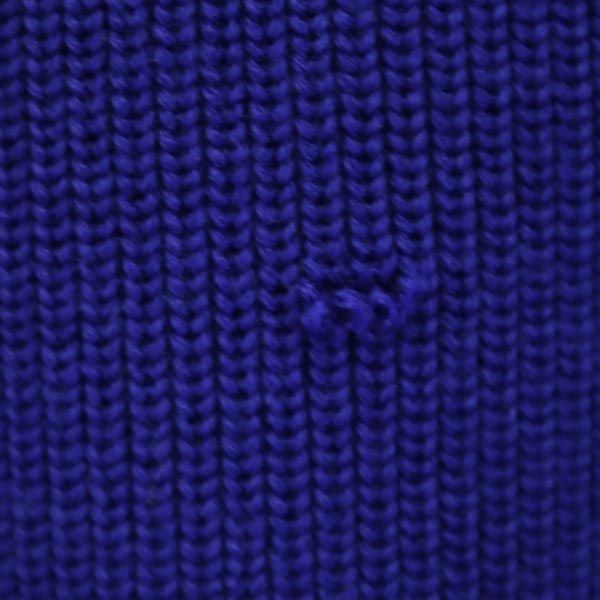 Salvatore Ferragamo サルヴァトーレフェラガモ イタリア製 ウール 長袖 ニットカーディガン XS 青系 レディース