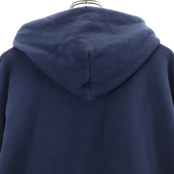 Champion ECO チャンピオン エコ 長袖 スウェットパーカー L 紺系 プルオーバー トレーナー 裏起毛 メンズ