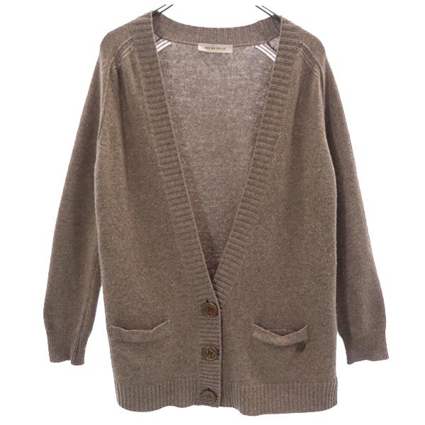 SEE BY CHLOE シーバイクロエ イタリア製 長袖 カーディガン 38 茶 レディース