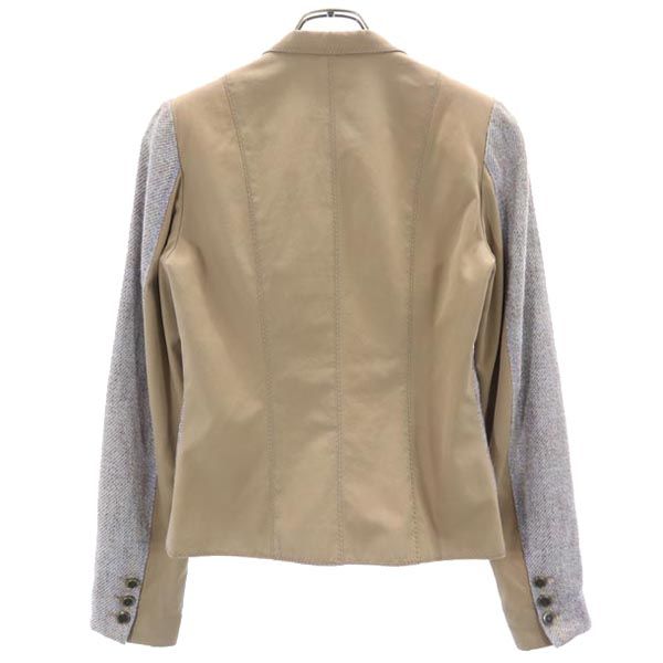 PAULE KA ポールカ テーラードジャケット 38 茶系 レディース