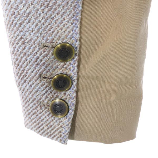 PAULE KA ポールカ テーラードジャケット 38 茶系 レディース