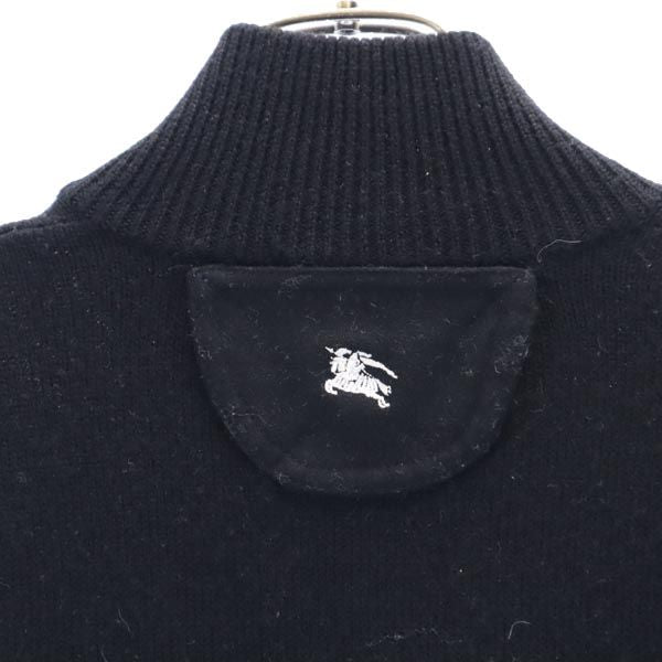 BURBERRY BLACK LABEL バーバリーブラックレーベル 三陽商会 ウールブレンド 長袖 ニット 2 ブラック系 セーター メンズ