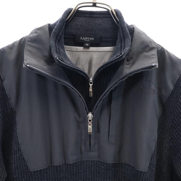LANVIN SPORT ランバン スポーツ 長袖 ニット M ダークグレー セーター レディース