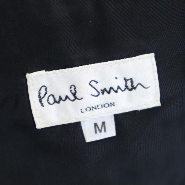 ポールスミス レザージャケット M 茶系 Paul Smith 牛革 牛皮 テーラードジャケット メンズ