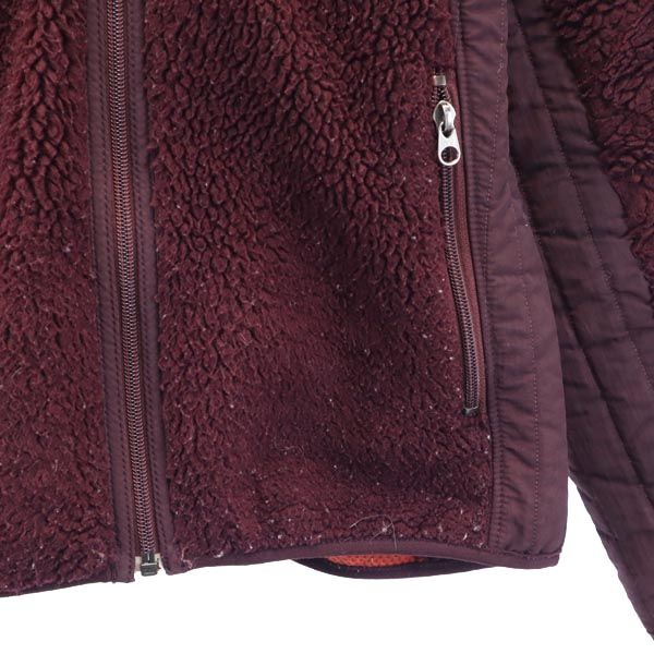 patagonia パタゴニア 23071 ボア ボア フリースジャケット XS えんじ系 アウトドア 裏メッシュ レディース