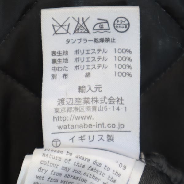 LAVENHAM ラベンハム イギリス製 コーデュロイ切替 コーデュロイ切替 キルティングジャケット 38 グレー系 中綿 レディース