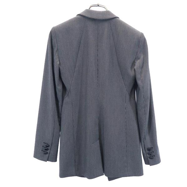 Emporio Armani エンポリオアルマーニ イタリア製 ドット テーラードジャケット 36 グレー系 レディース