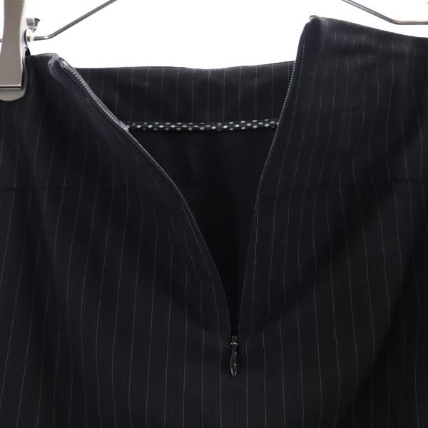 Emporio Armani エンポリオアルマーニ スカートスーツ 上下 セットアップ 上:38 下:36 黒系 テーラードジャケット レディース