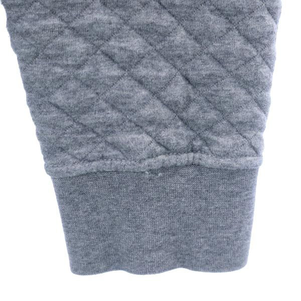 patagonia パタゴニア 長袖 キルティング トレーナー M グレー系 アウトドア プルオーバー ハーフボタン レディース