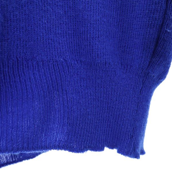 コムデギャルソン 長袖 Vネック セーター S 青系 COMME des GARCONS SHIRT BOY ニット メンズ