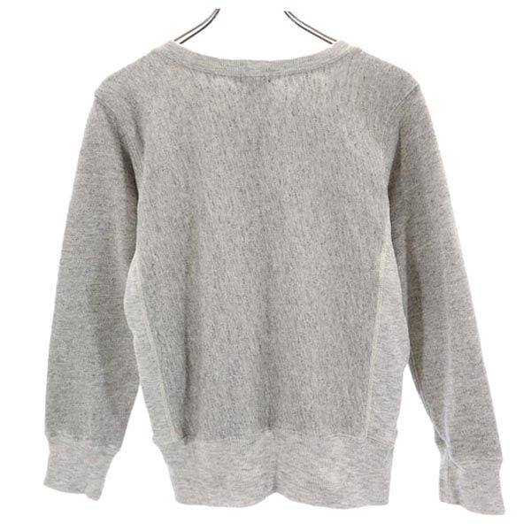 RRL ダブルアールエル １ツ星 長袖 スウェット トレーナー 1 グレー系 裏起毛 RALPH LAUREN メンズ