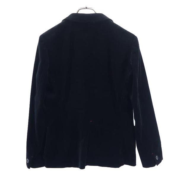 Paul Smith JEANS ポールスミスジーンズ ベロア調 テーラードジャケット 40 黒 レディース