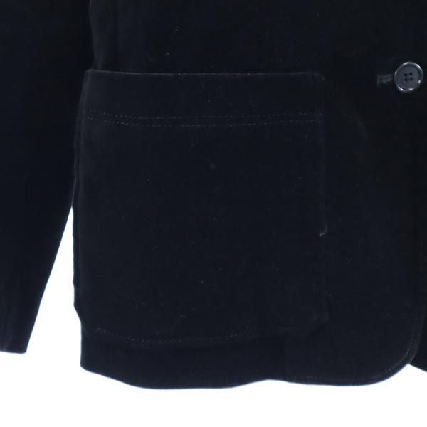 Paul Smith JEANS ポールスミスジーンズ ベロア調 テーラードジャケット 40 黒 レディース