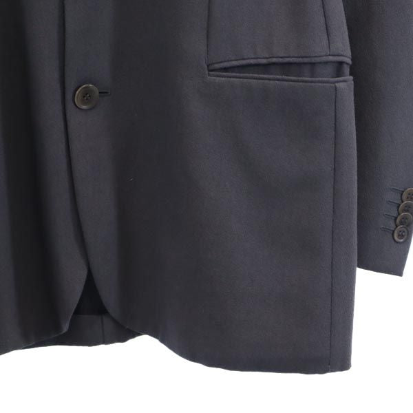 GIORGIO ARMANI ジョルジオアルマーニ イタリア製 ウールブレンド テーラードジャケット グレー メンズ