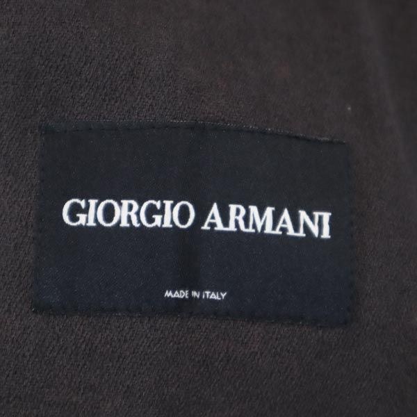 GIORGIO ARMANI ジョルジオアルマーニ イタリア製 ウールブレンド テーラードジャケット グレー メンズ