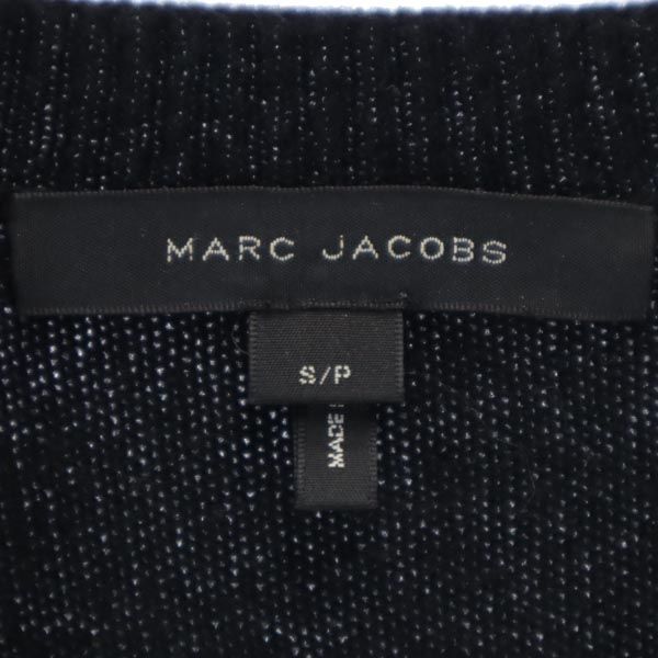 マークジェイコブス ウール 長袖 ニット ワンピース S ネイビー系 MARC JACOBS レディース