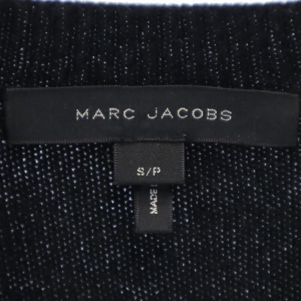 MARC JACOBS マークジェイコブス ウール 長袖 ニット ワンピース S ネイビー系 レディース