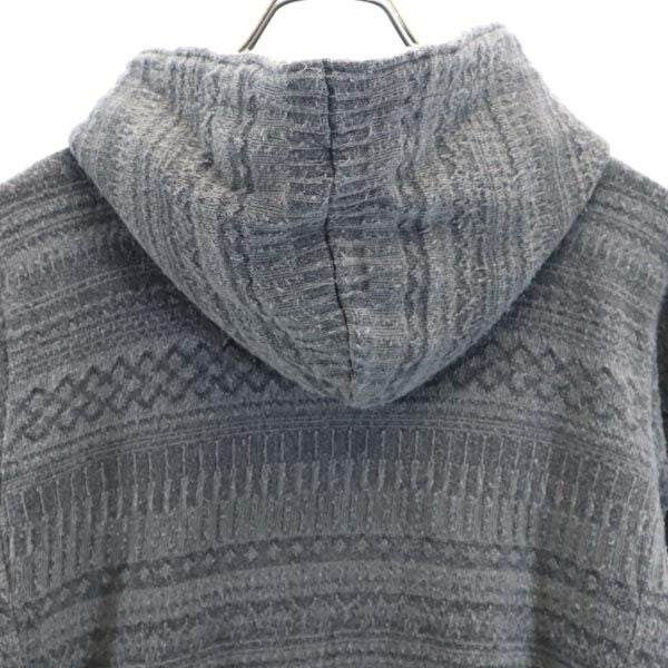 LOUNGE LIZARD ラウンジリザード 日本製 長袖 ジップパーカー 2 グレー系 メンズ