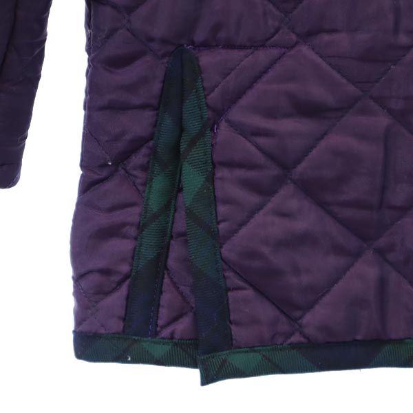 超美品 ラベンハム キッズ キルティング ジャケットage8 130 リンクお花キルティングジャケット（キッズサイズ）(80cm ラベンダー