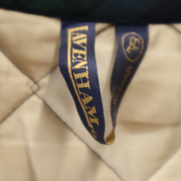 ラベンハム ロゴ刺繍 キルティングジャケット AGE8 紫 LAVENHAM キッズ