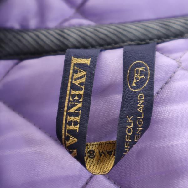 ラベンハム ポールスミス コラボ イギリス製 キルティングジャケット M グレー系 LAVENHAM レディース