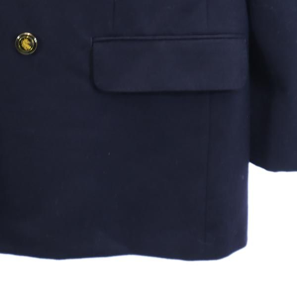 Pierre Cardin ピエールカルダン 日本製 ウール テーラードジャケット ネイビー ダブルボタン メンズ