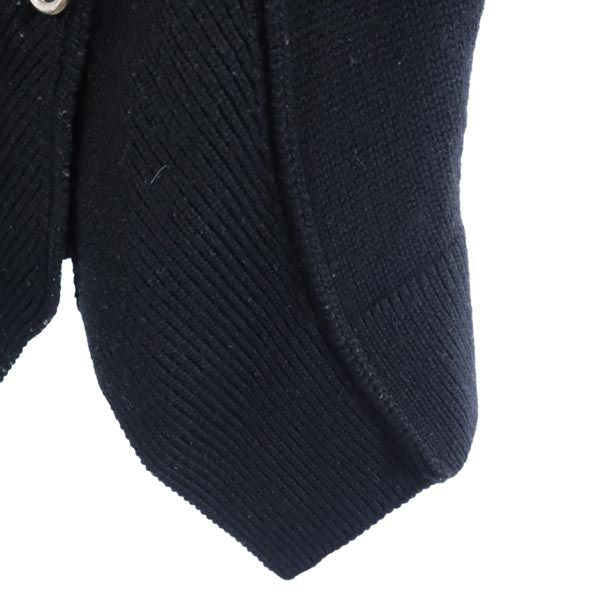 MARITHE + FRANCOIS GIRBAUD マリテフランソワジルボー ニット ウールジャケット M ブラック系 レディース