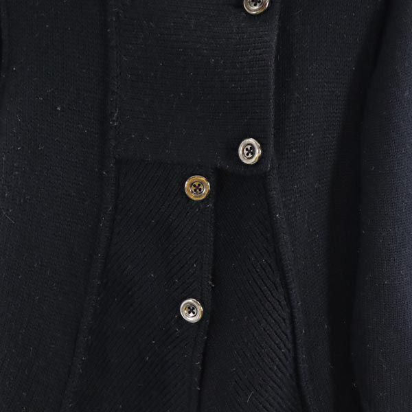 MARITHE + FRANCOIS GIRBAUD マリテフランソワジルボー ニット ウールジャケット M ブラック系 レディース
