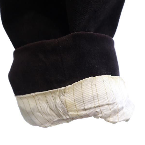 MAX MARA WEEKEND マックスマーラ ウイークエンド テーラードジャケット 44 ブラウン ベロア調 レディース