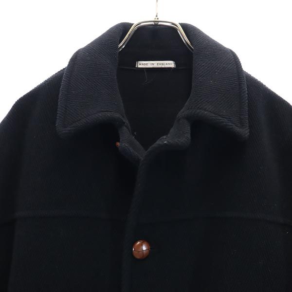 MONTGOMERY by Tibbett モンゴメリー ウールジャケット M 黒 クルミボタン メンズ