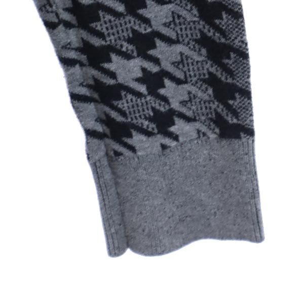 ARMANI EXCHANGE アルマーニエクスチェンジ 千鳥格子 長袖 コットン ニット XS グレー系 セーター レディース